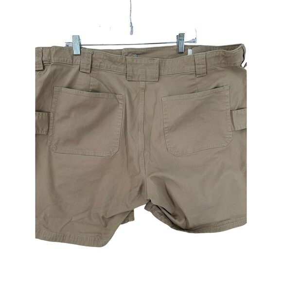 Duluth Trading Co Cargo Shorts Coolmax Flex Firehose Mens 46 Beige - Picture 15 of 15